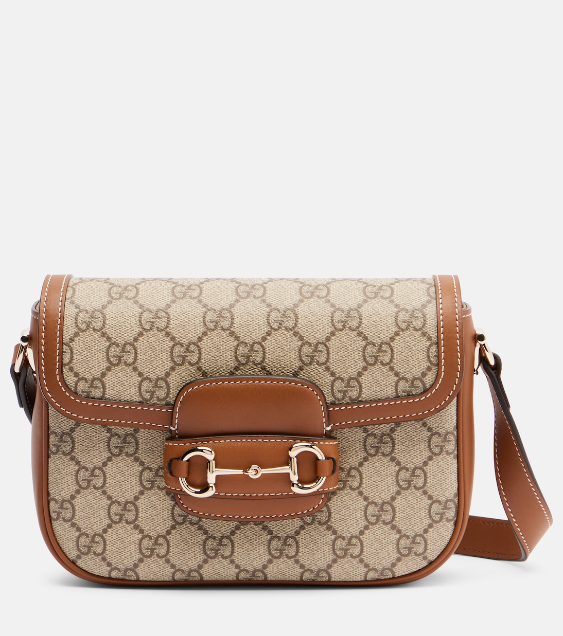 

Сумка через плечо Horsebit 1955 Small Gucci, B.Ebony/Sundial