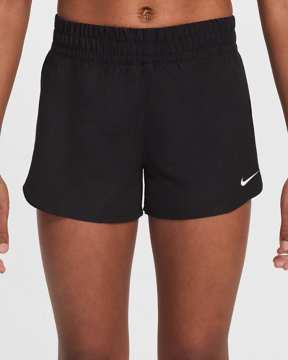 Детские (девочки) плавательные шорты Nike Swim Breaker 3", Black — фото 2