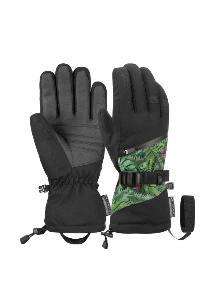 

Функциональные перчатки Reusch Funktionsfingerhandschuhe Demi, цвет Schwarz/Grün
