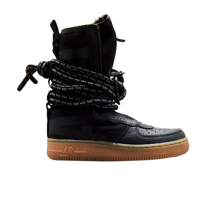 

Кроссовки Nike SF Air Force 1 High 'Black Gum', черный