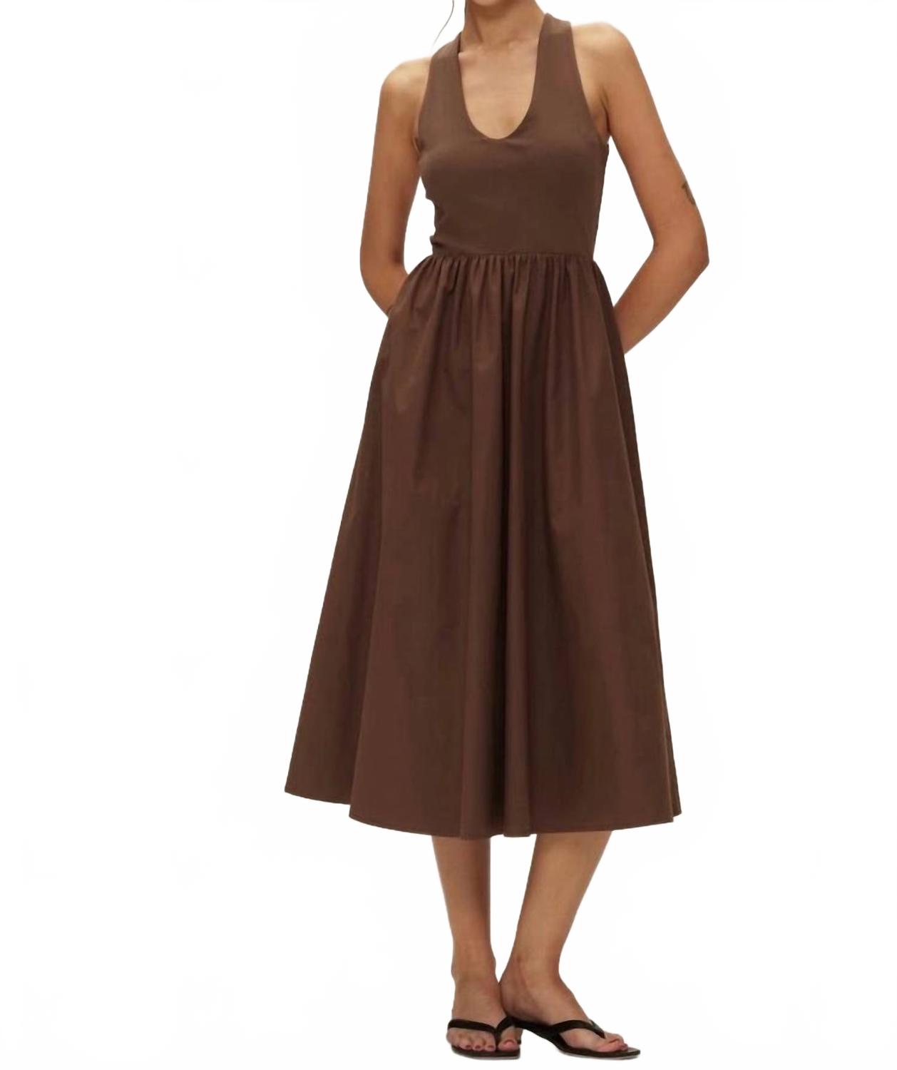 

Платье Audrey в коричневом цвете Elodie