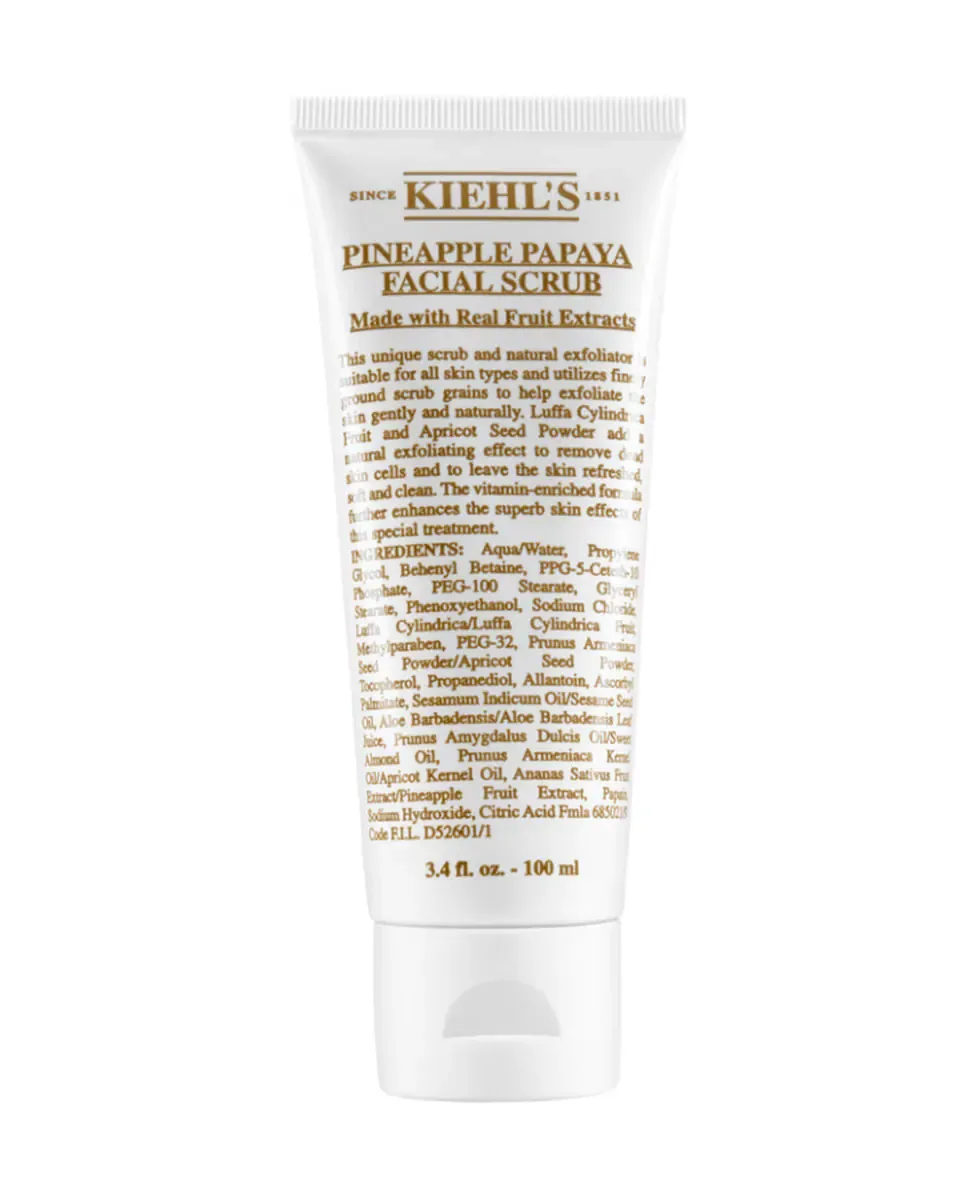 Скраб для лица с ананасом и папайей Pineapple Papaya Facial Scrub 100 мл Kiehl'S