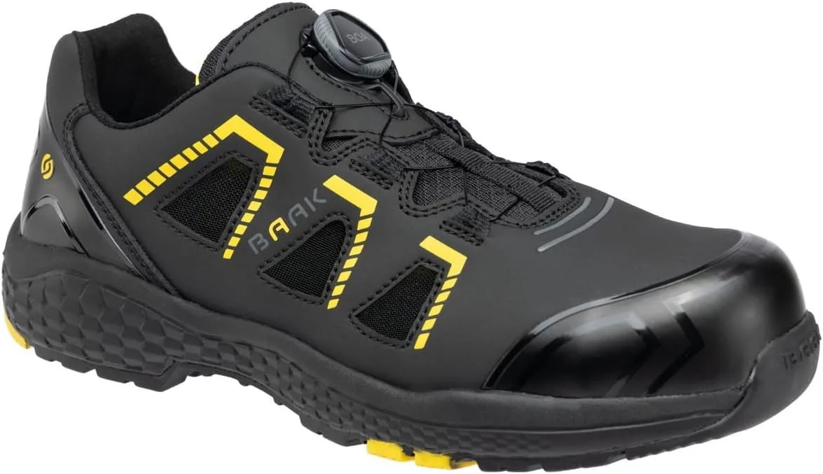 Кроссовки BAAK Adventure Adam S1PS ESD, черный/желтый