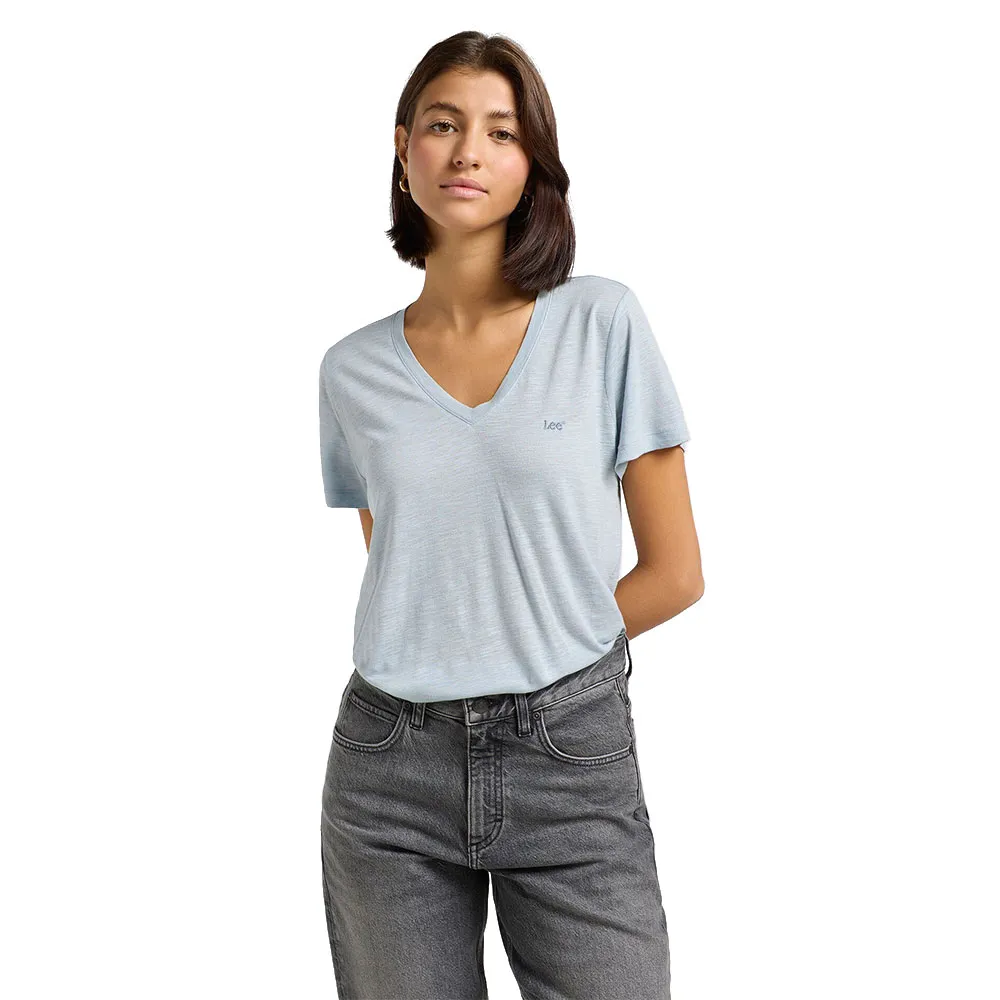 

Футболка Lee 112363616 short sleeve v neck, серый
