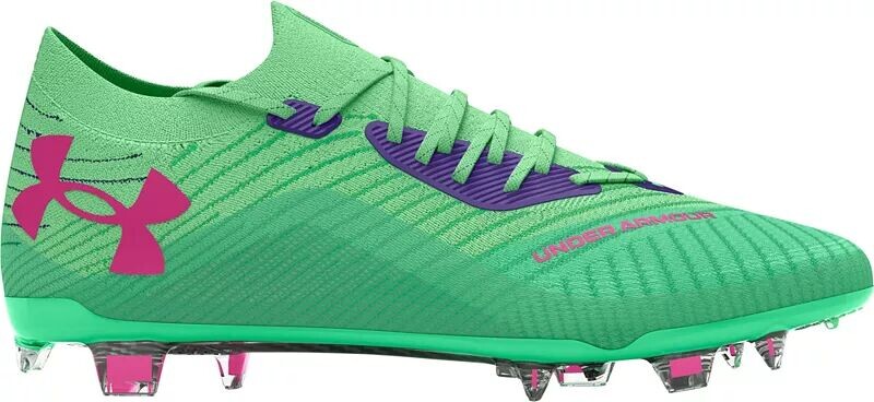 

Футбольные бутсы Under Armour Shadow Elite 2.0 FG, зеленый/розовый