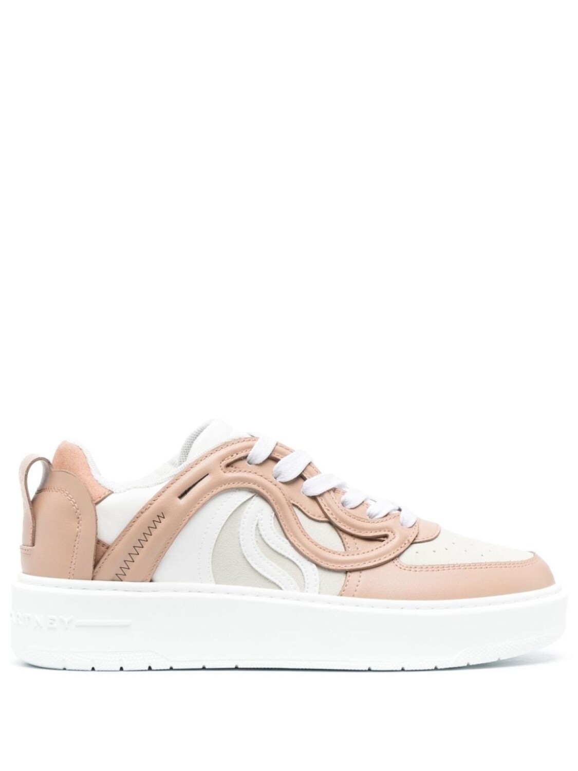 Кроссовки Stella McCartney S-Wave 1, белый/темно-розовый