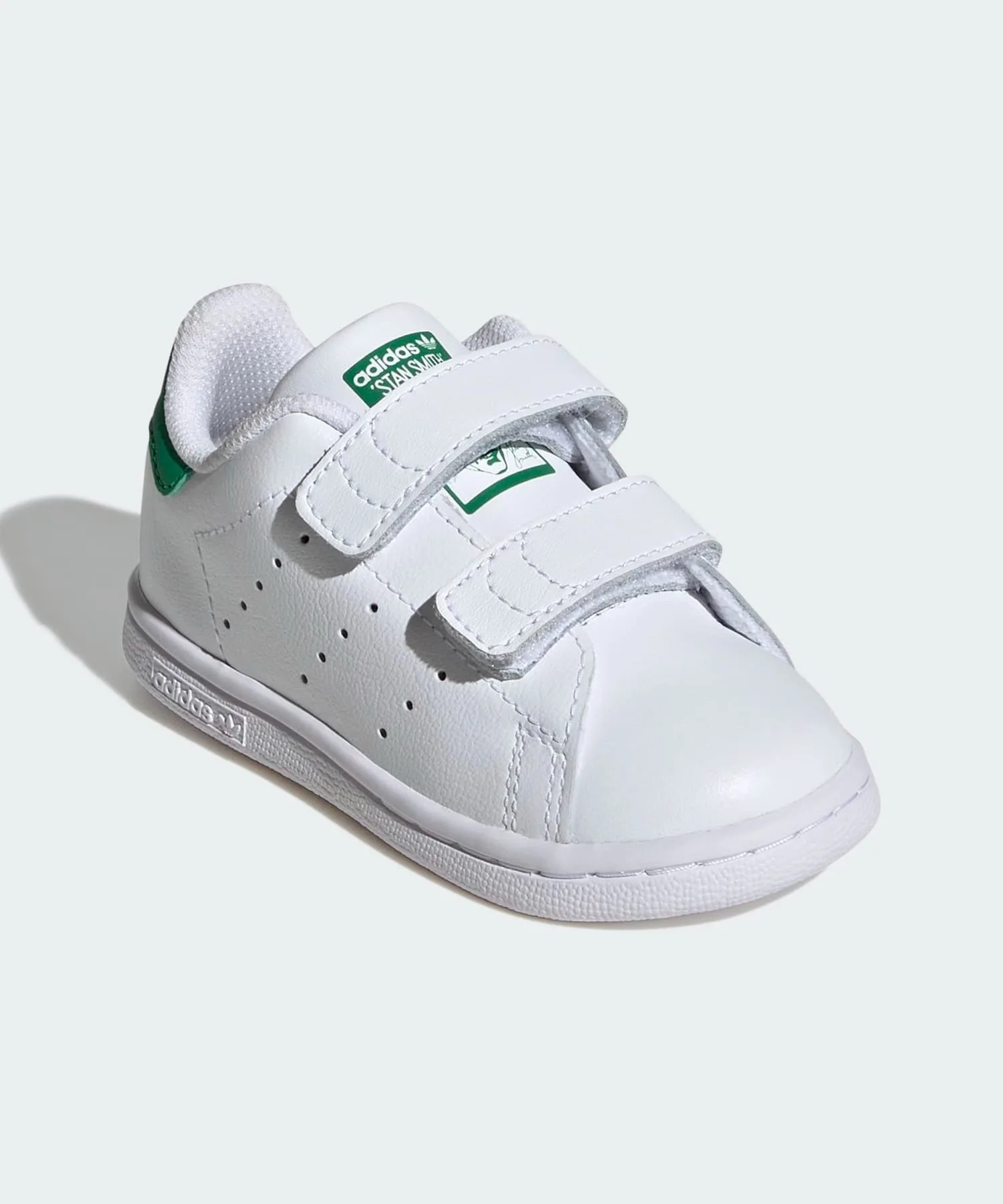 Кроссовки для детей Stan Smith Comfort Closure adidas Originals белые — фото 4