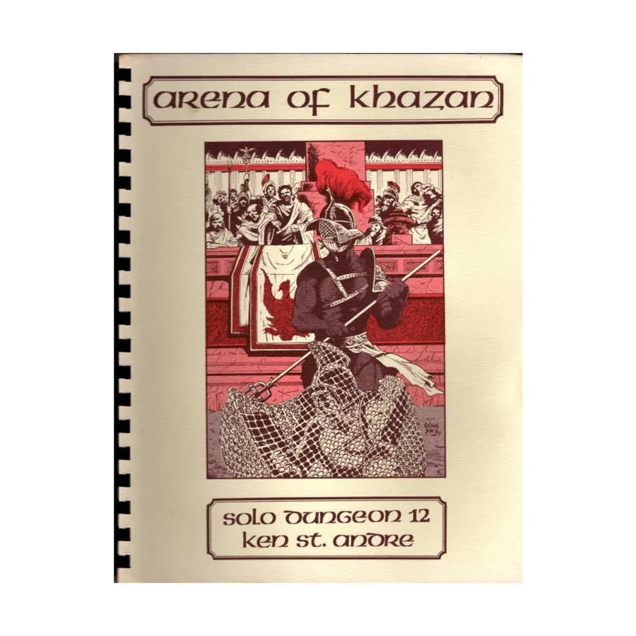 

Модуль Arena of Khazan (1st-3rd Printings), Tunnels & Trolls - Solo Adventures (1976-2007)