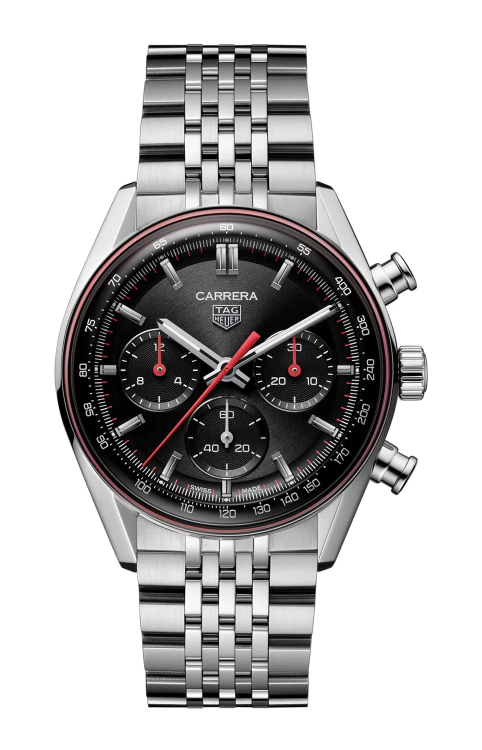 TAG HEUER CARRERA ХРОНОГРАФ - CBS2114.BA0053, серебряный