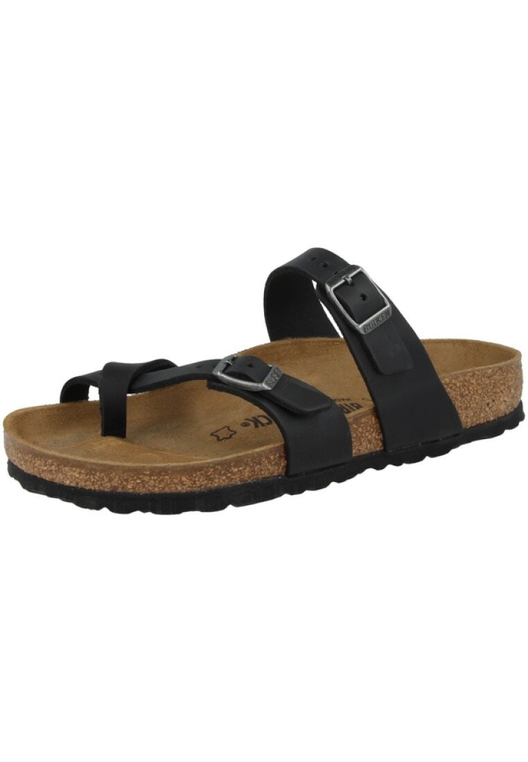 Мюли на плоской подошве MAYARI Birkenstock, цвет black — фото 3