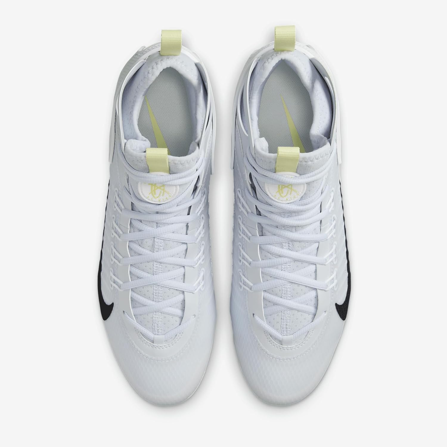 Лакроссовые бутсы Nike Huarache 9 Elite Mid, белый/черный/зеленый — фото 4