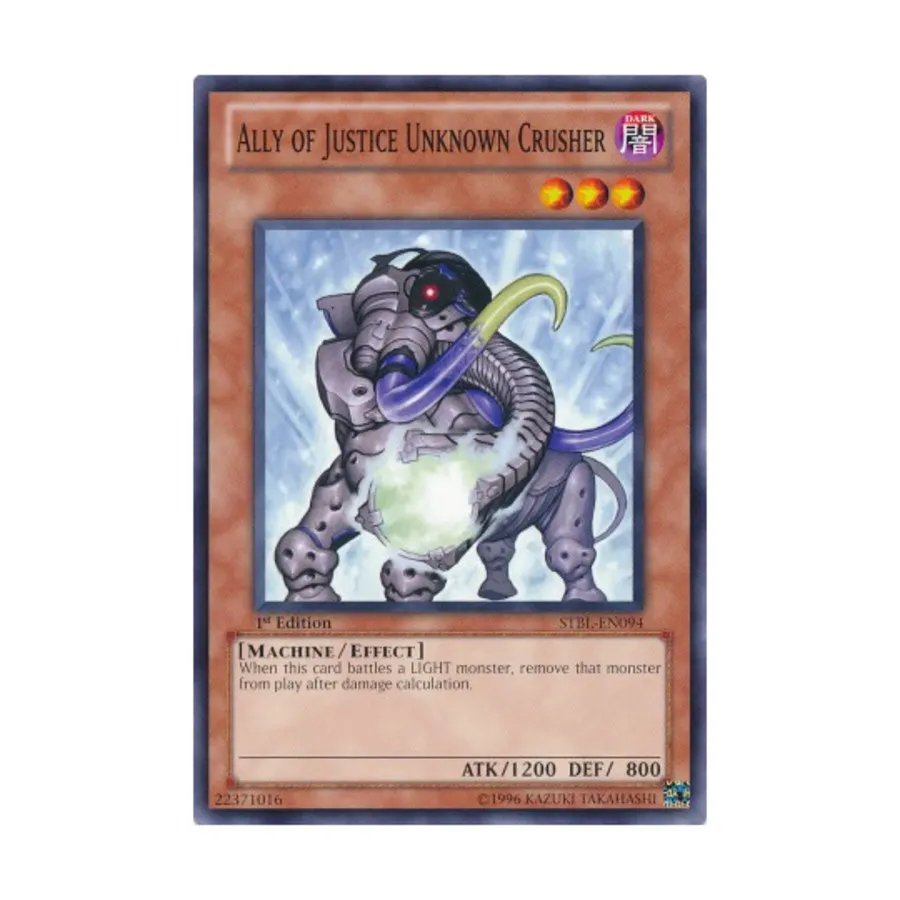 

CCG Союзник справедливости Неизвестный Крушитель (Обычный), Yu-Gi-Oh - Starstrike Blast - Singles