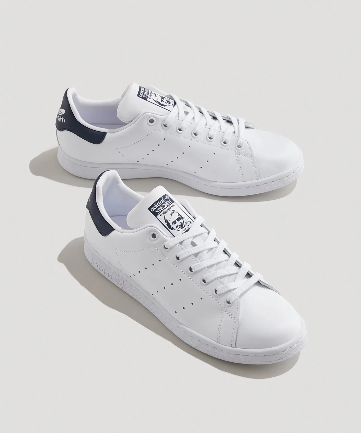 Унисекс кожаные кроссовки Stan Smith adidas белые