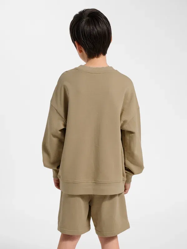 Джемпер Hummel Hmljr jump boxy jumper, серебристая норка — фото 3