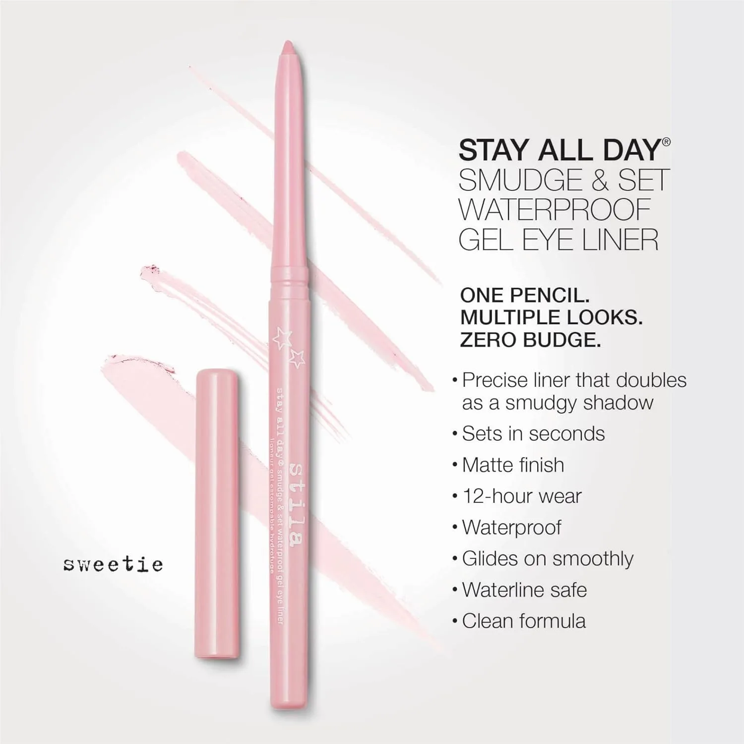 Stila Stay All Day Smudge & Set Waterproof Gel Liner, гелевый карандаш для подводки, стойкость 12 часов, Sweetie — фото 2