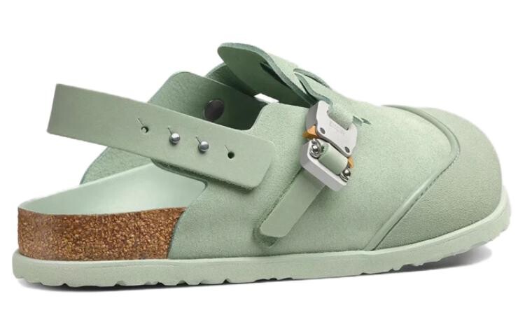 Туфли-мулы Tokio из телячьей кожи пастельного зеленого цвета от Birkenstock Dior — фото 3