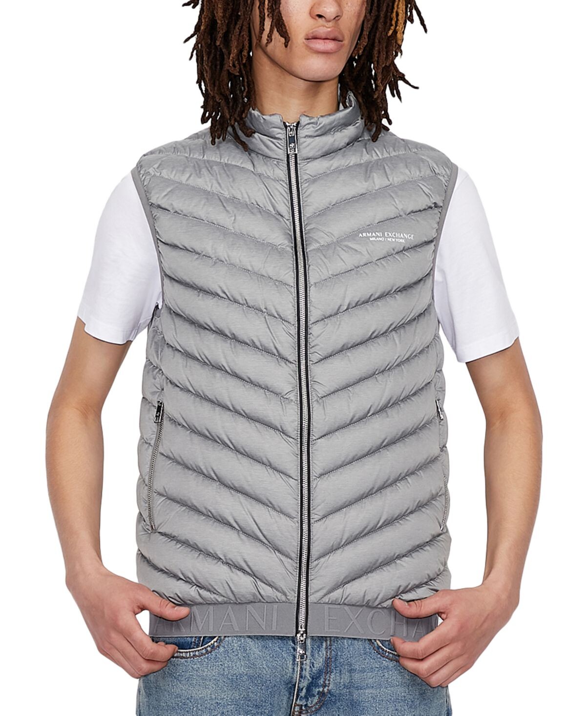 

Мужская складная пуховая куртка на молнии Armani Exchange
