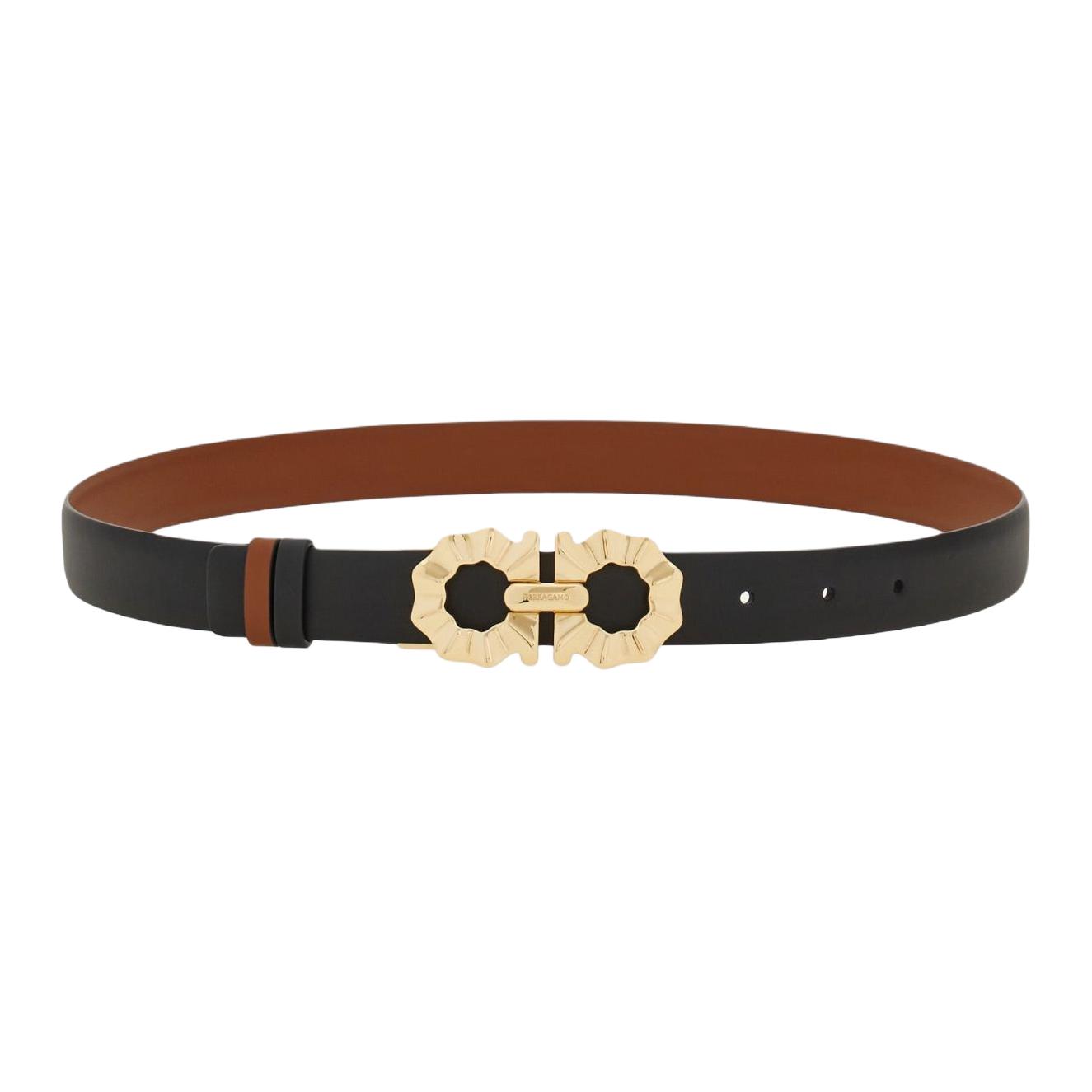 

Ferragamo Ремень реверсивный формы Ганчини, Black