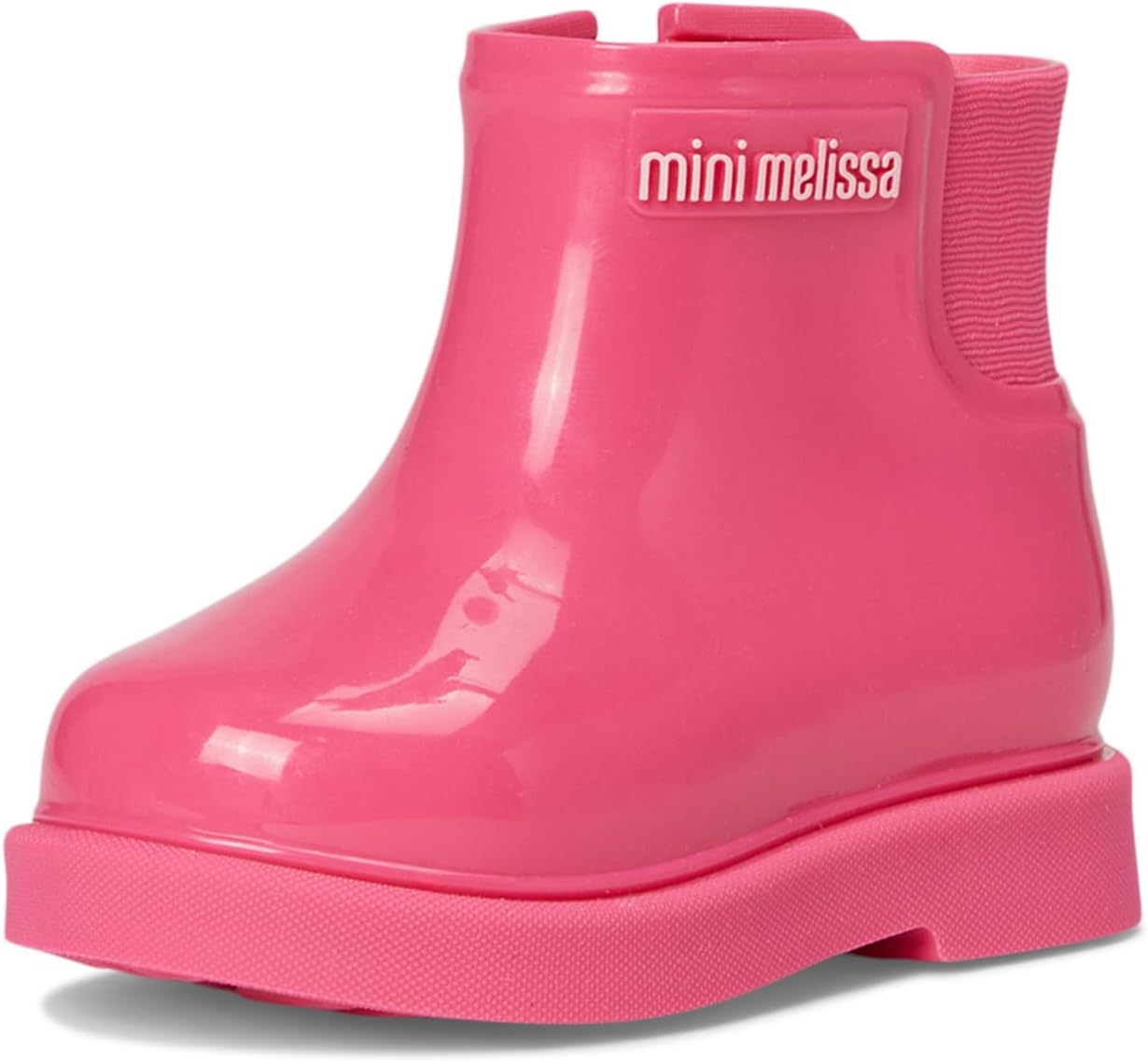 Детские ботинки Челси mini melissa II (малыши/маленькие дети) для дождливой погоды, Pink — фото 2