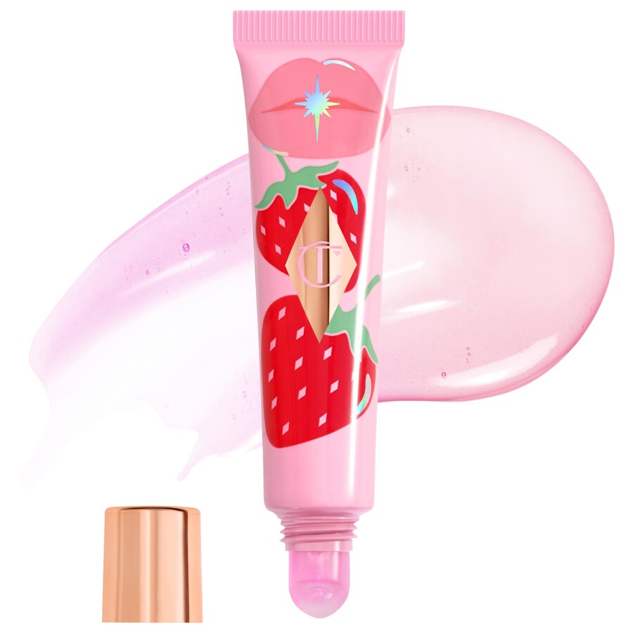 

Масло для губ Unreal Lips Healthy Glow Nectar с гиалуроновой кислотой и витамином Е Charlotte Tilbury, 0.47 oz/14 mL, Juicylicious Strawberry Vanilla