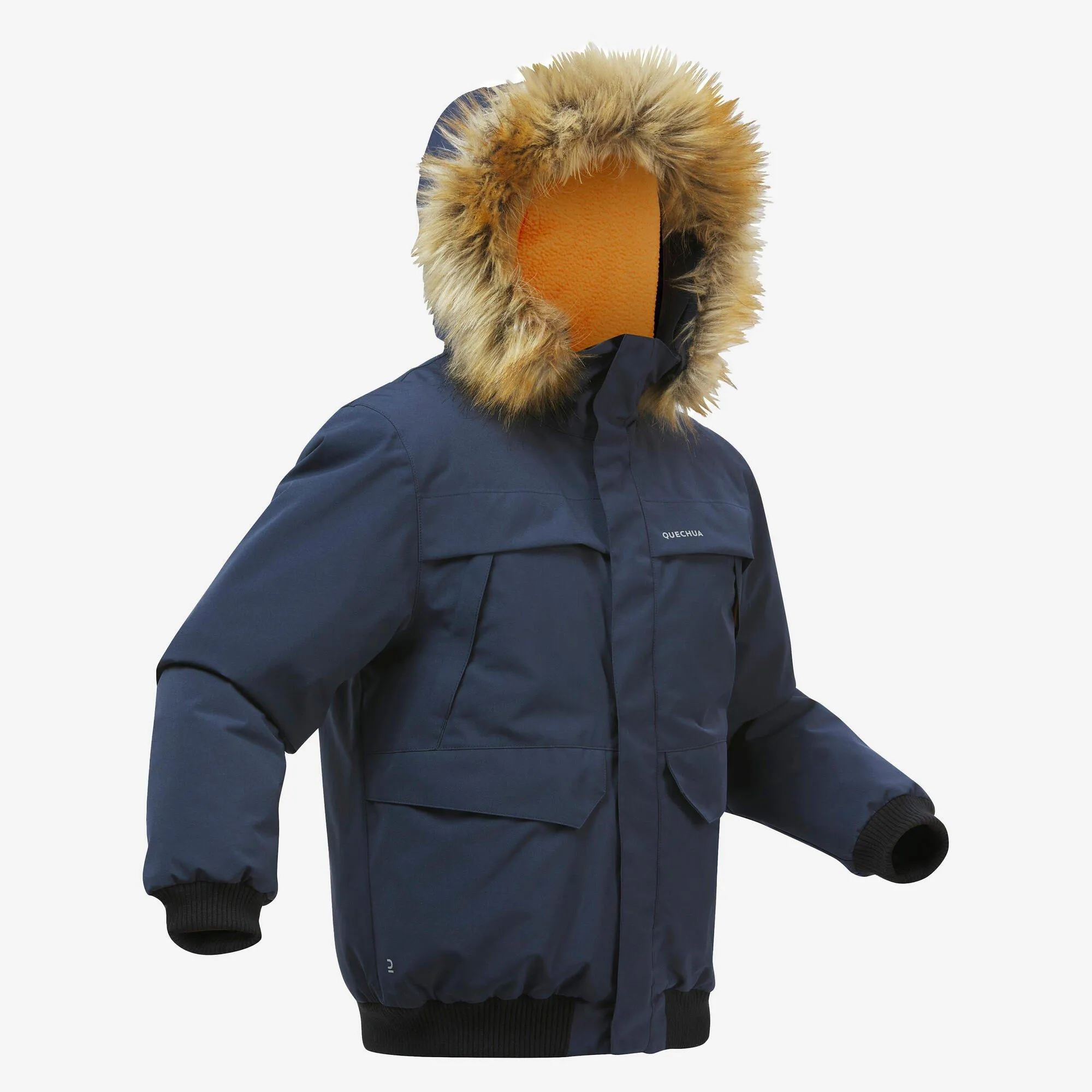 

Теплая и водонепроницаемая походная куртка Decathlon Sh100 -6,5°C, 7–15 лет Quechua, синий
