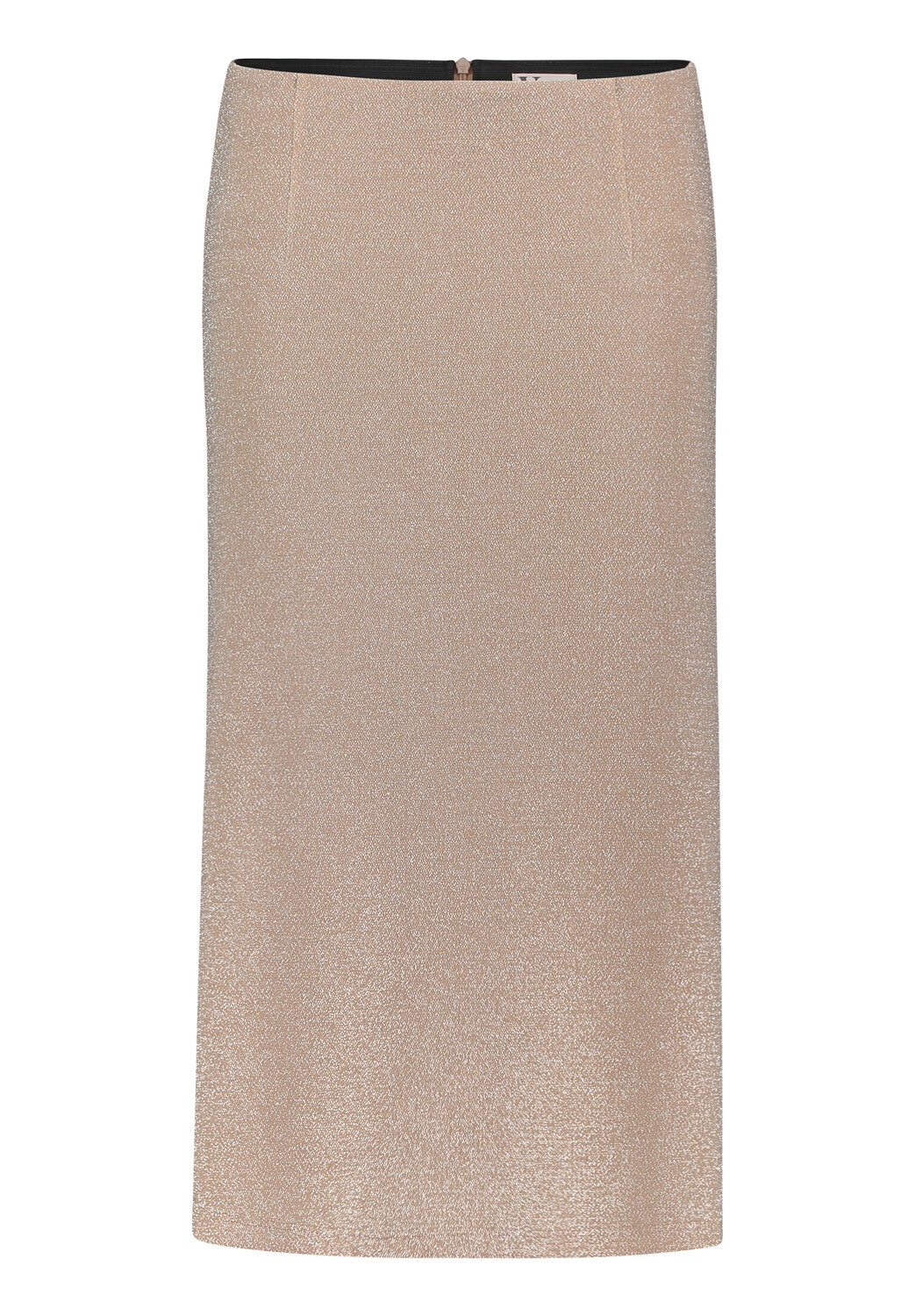

Длинная юбка Vera Mont Stretch im Glitzer Look, цвет Cream/Silver