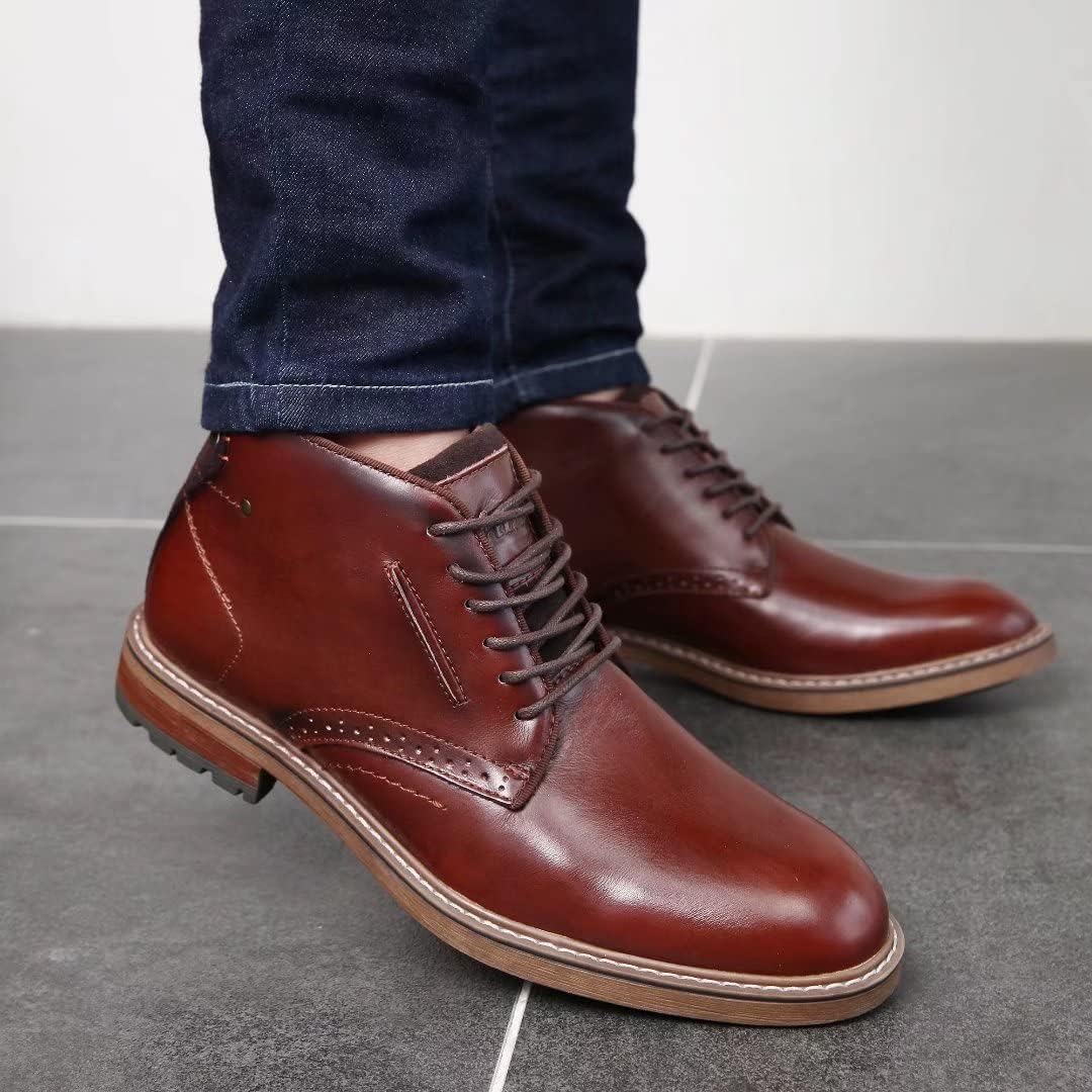 Мужские ботинки Arkbird Chukka из натуральной кожи, классические повседневные ботинки оксфордского стиля — фото 3