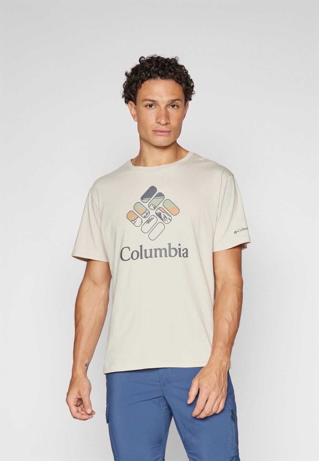 

Футболка с принтом RAPID RIDGE GRAPHIC TEE Columbia, коньячный