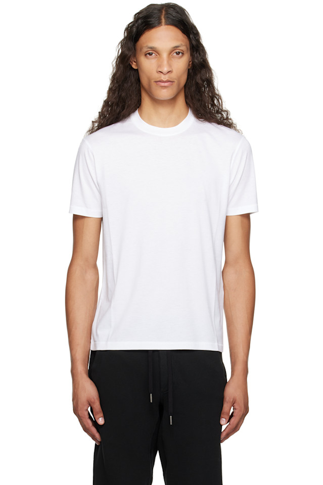 

Футболка с круглым вырезом Tom Ford, белый