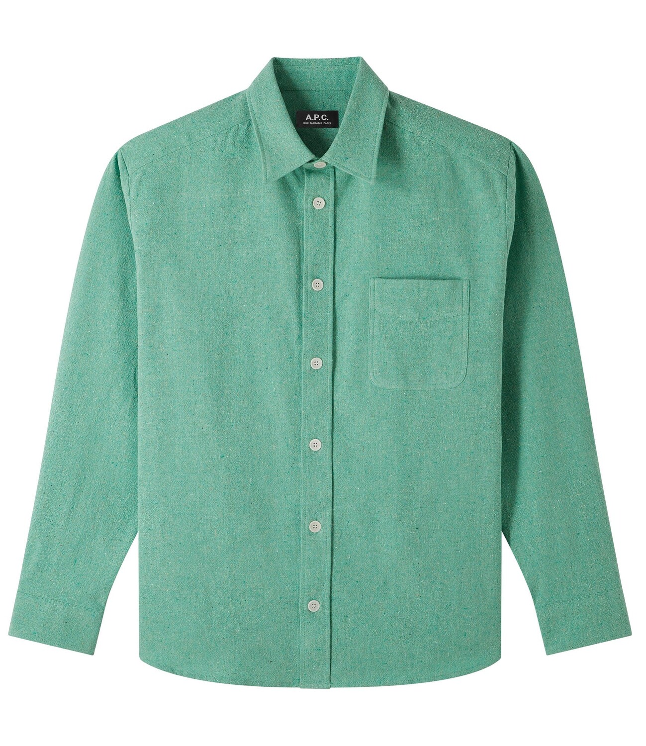 

Астон футболка APC, цвет Almond Green