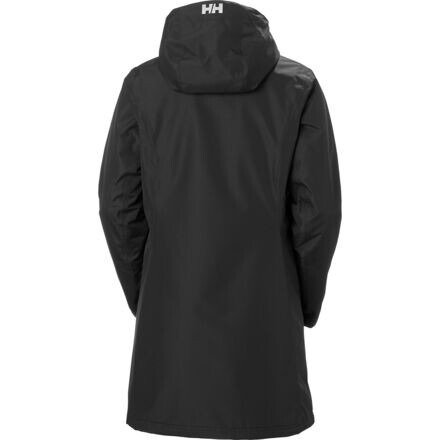 Длинная зимняя утепленная куртка Belfast - женская Helly Hansen, черный — фото 2