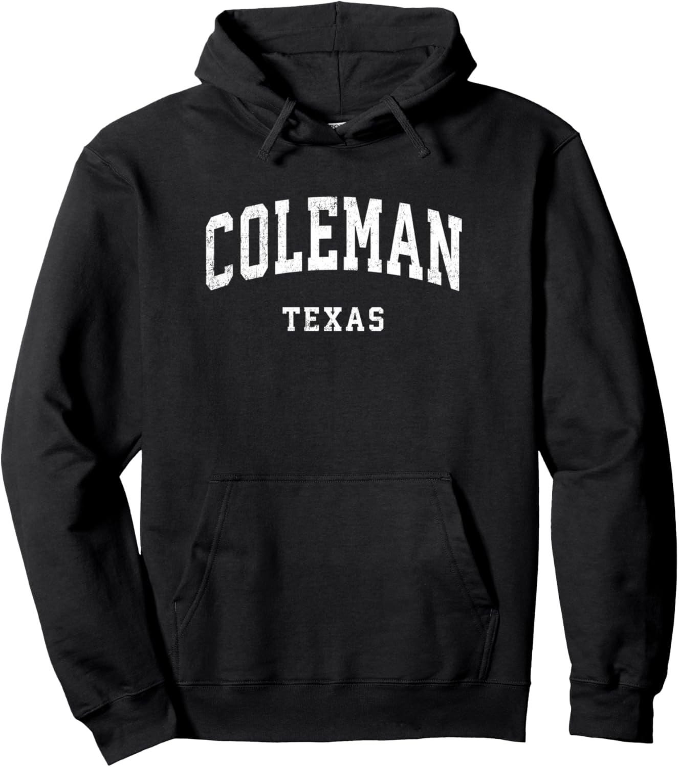 

Худи в винтажном спортивном стиле от Coleman Texas TX Coleman Tx Retro T-Shirts & Tees, черный