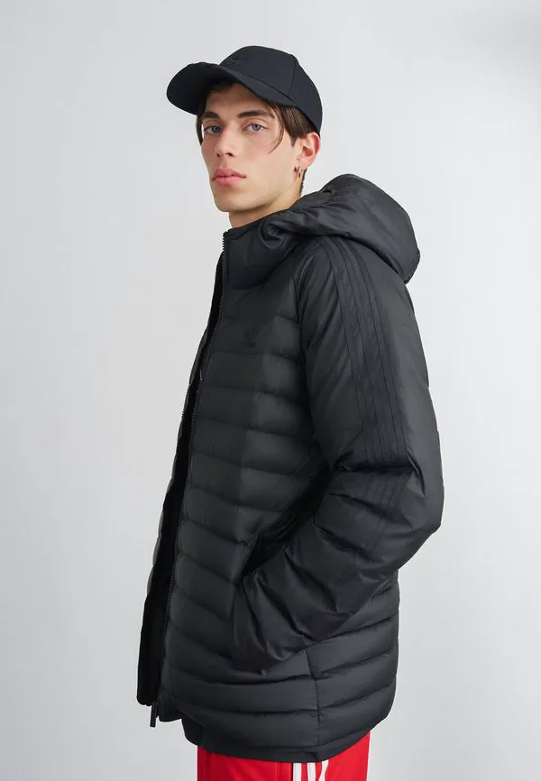 Зимняя куртка с капюшоном и подкладкой Adidas Originals, Black