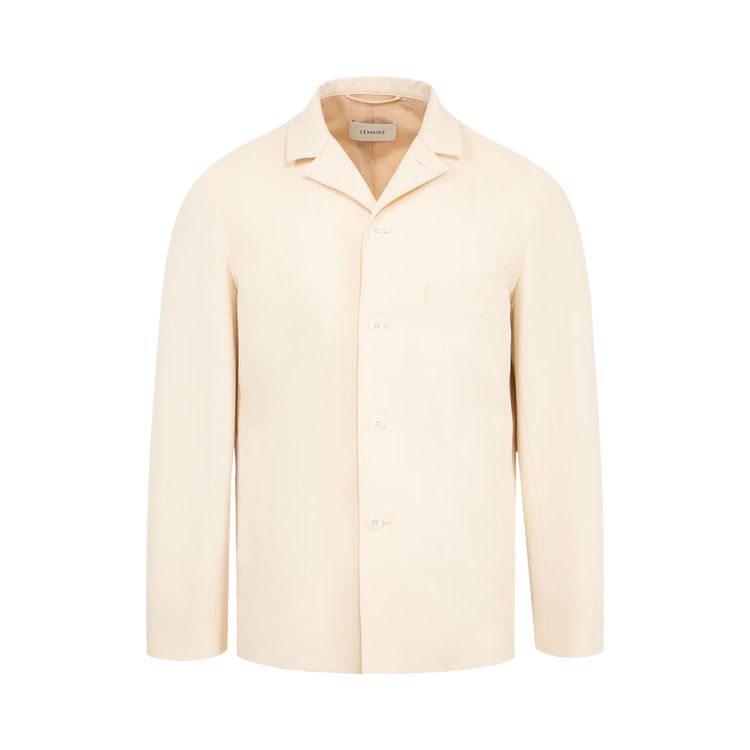 

Куртка Lemaire Tailored Shirt Jacket 'Light Powder', белый
