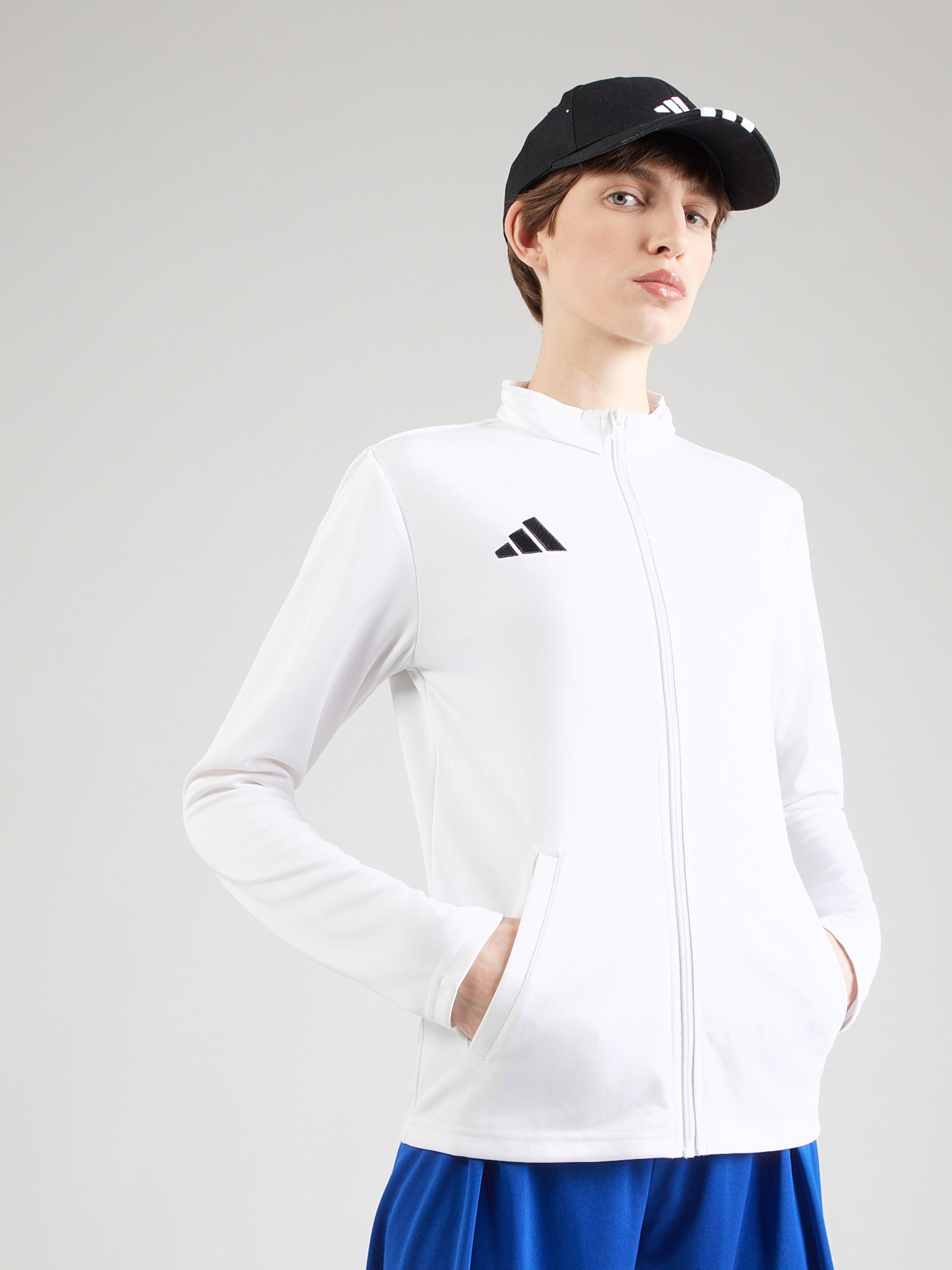 Adidas Performance Спортивная куртка 'ENT26' в белом цвете — фото 3