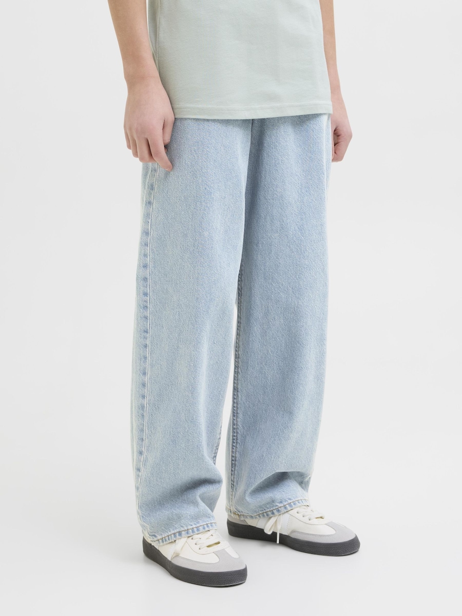 Мешковатые джинсы Jack & Jones Junior JJIAlex JJOriginal, Blue Denim — фото 4