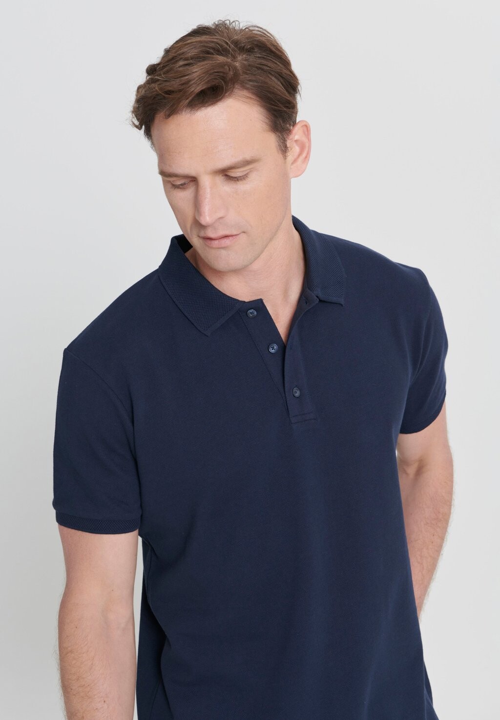 

Поло Slim Fit AC&CO / ALTINYILDIZ CLASSICS, Футболка приталенного кроя