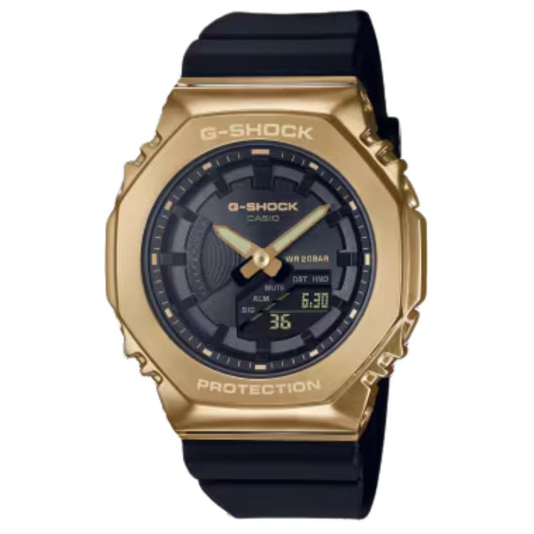 

Унисекс черные часы Casio GMS2100GB-1A с двойным дисплеем (жидкокристаллическим и аналоговым)