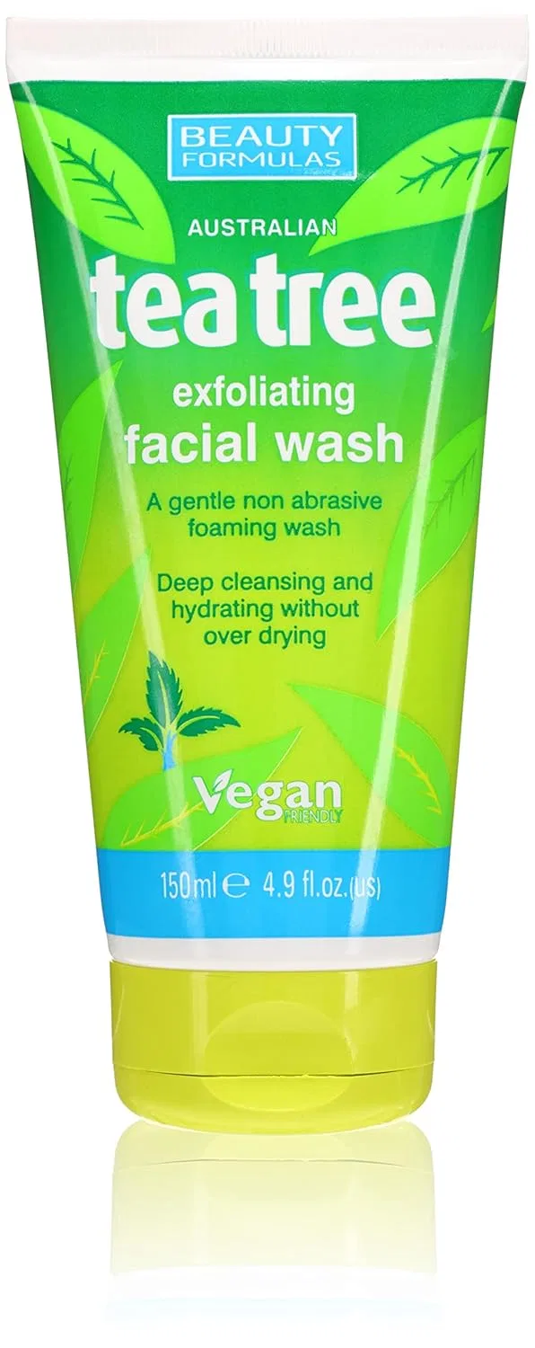 Гель для умывания Beauty Formulas — Отшелушивающий Australian Tea Tree, 150 мл