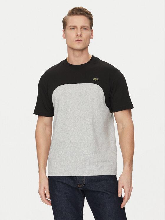 

Футболка классического кроя TH9551 Lacoste, серый