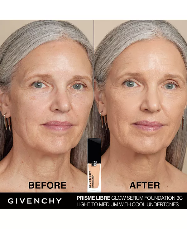 Prisme libre сыворотка для сияния, размывающая и увлажняющая основа, 1 унция. Givenchy, 3c light to medium with cool undertones — фото 2