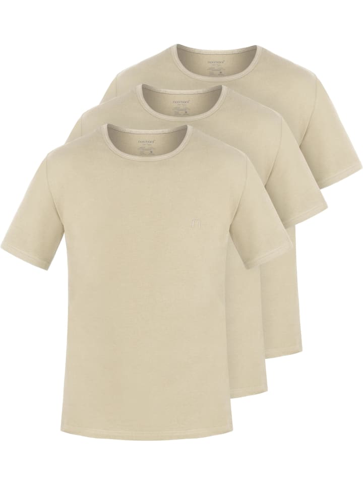 

Normani Комплект из 3 мужских футболок из органического хлопка Nyons бежевого цвета, Бежевый, Normani Комплект из 3 мужских футболок из органического хлопка Nyons бежевого цвета