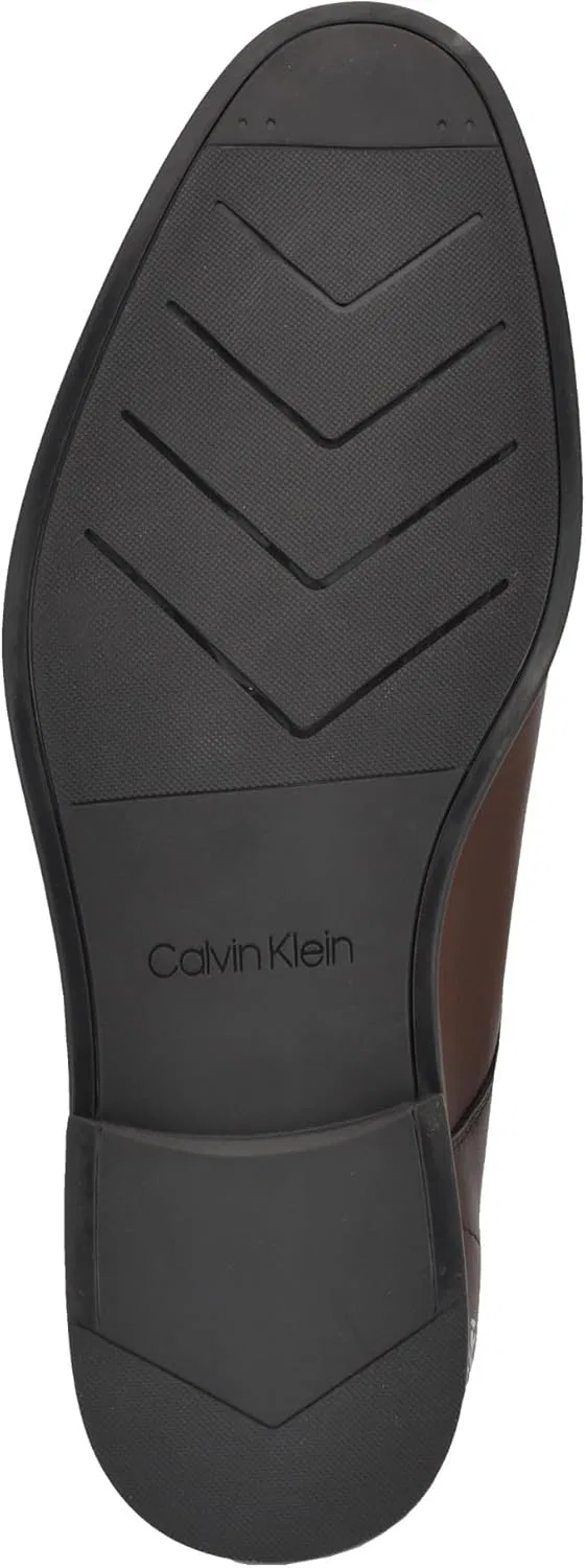 Лоферы из кожи, Calvin Klein, Medium Brown Leather 211 — фото 4