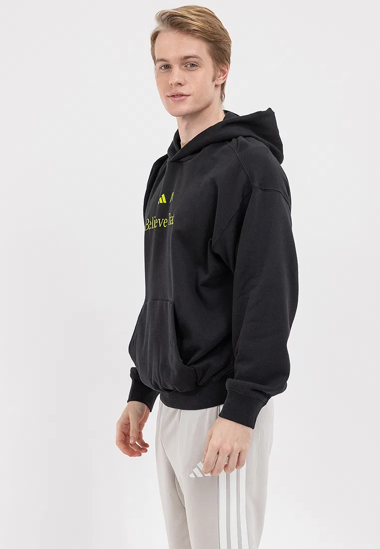 Толстовка, Believe That, Anthony Edwards, черный Adidas — фото 2