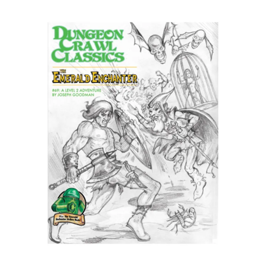 

Модуль Emerald Enchanter (Sketch Cover), Dungeon Crawl Classics Role Playing Games - Adventures