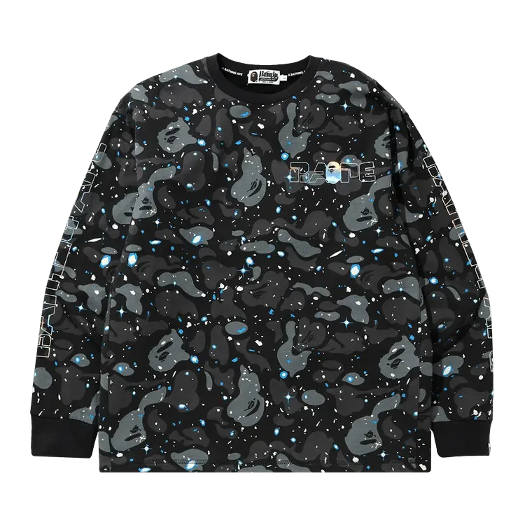 

Топ BAPE Relaxed Space Camo Lt, Black