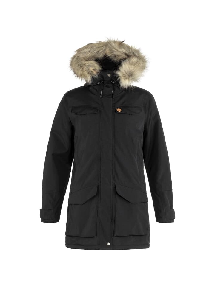 

Куртка софтшелл FJÄLLRÄVEN Winterjacke Nuuk Parka, черный