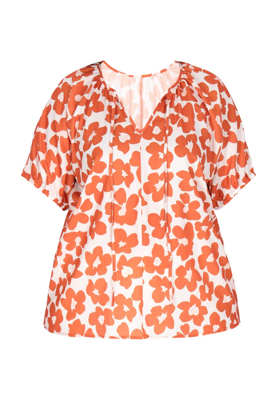 

Блуза IZIA, цвет Dark orange/White