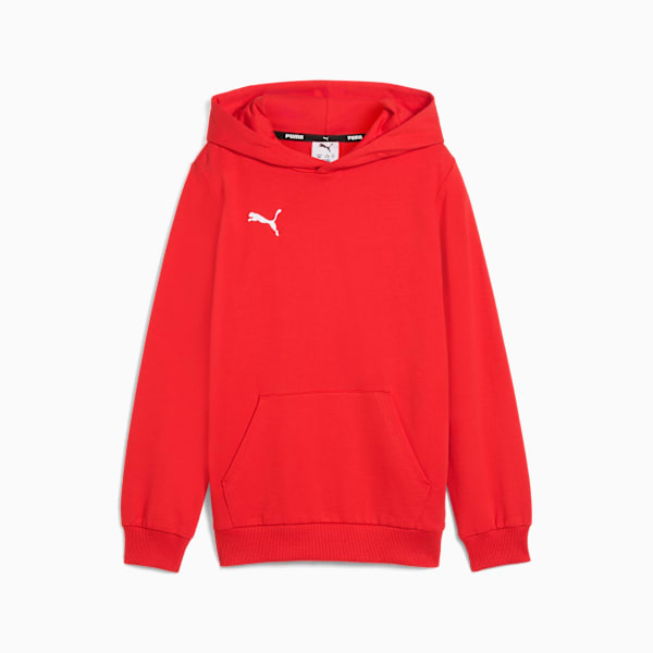 Футбольная толстовка для больших детей Teamgoal Puma, красный — фото 4