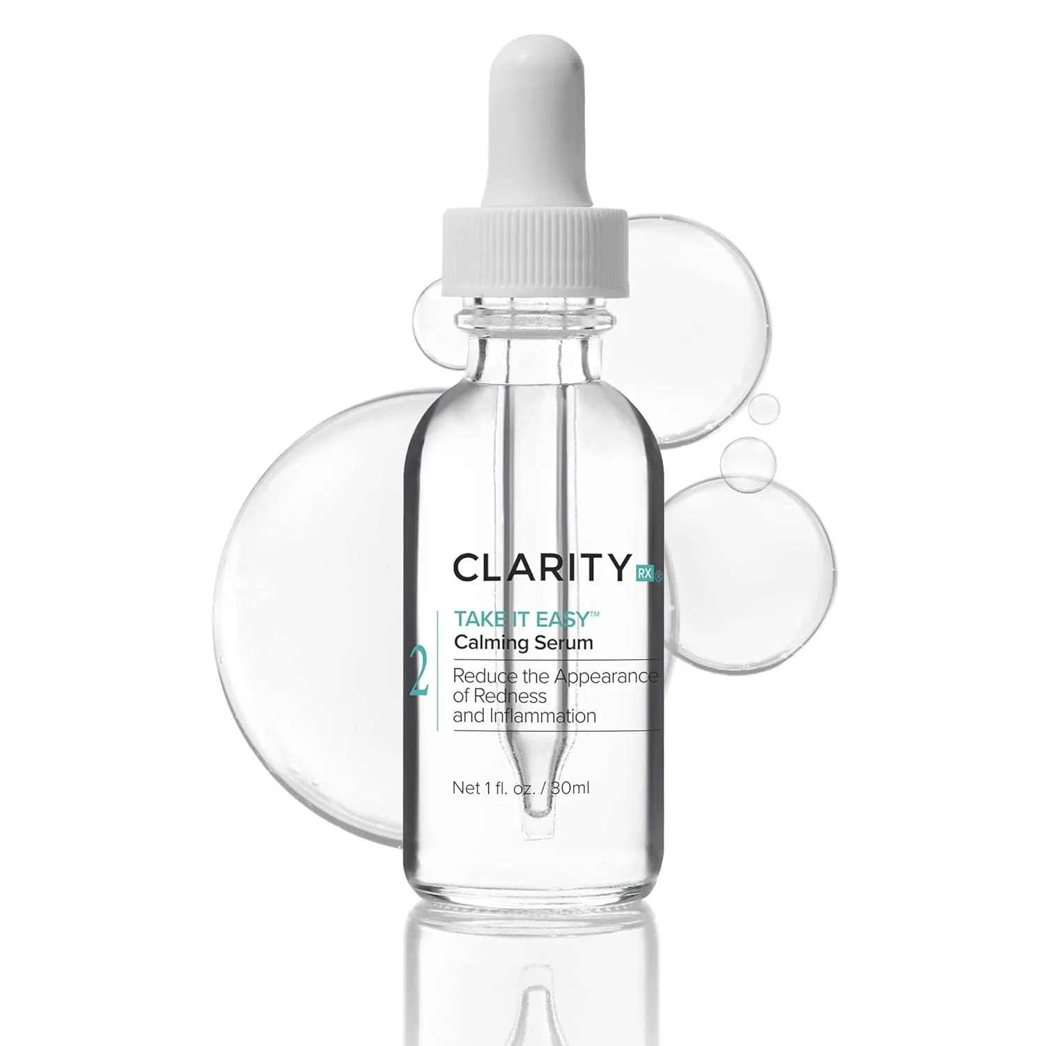 Сыворотка ClarityRx — Успокаивающая для лица Take It Easy, натуральное средство на растительной основе против, 29.6 мл